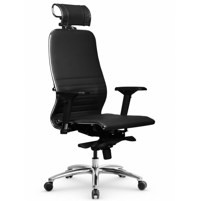 Кресло Samurai K-3.04 черная кожа главное фото