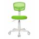 Кресло детское Бюрократ CH-W299/SD/TW-18 спинка сетка салатовый TW-03A TW-18 (пластик белый). Фото товара с разных ракурсов.