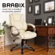 Кресло руководителя Eldorado EX-504, экокожа, бежевое. Фото товара с разных ракурсов.