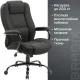 Кресло офисное  PREMIUM "Heavy Duty HD-002", усиленное, НАГРУЗКА до 200 кг, ткань. Фото товара с разных ракурсов.
